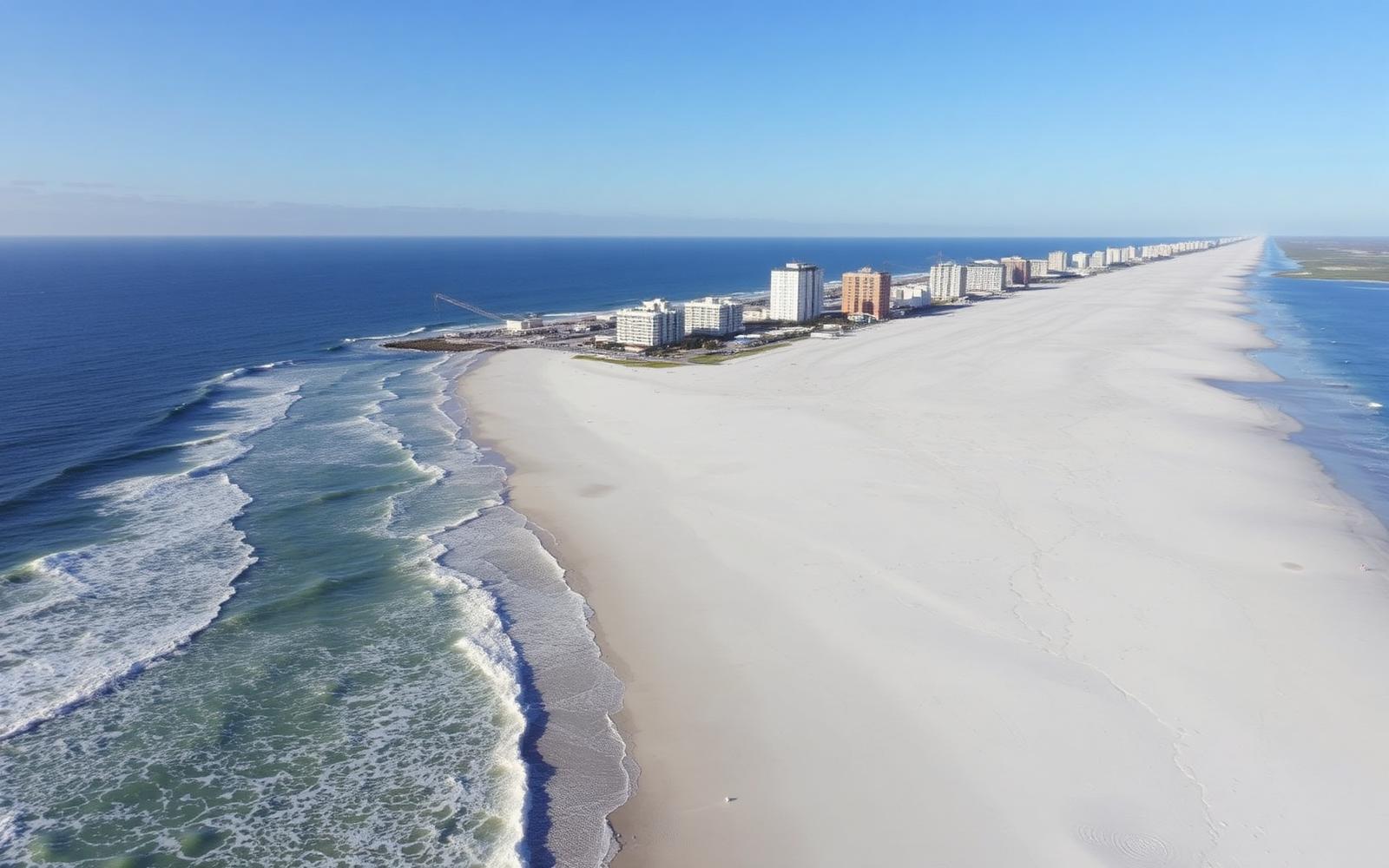 Oceanfront resort deck at Daytona Beach